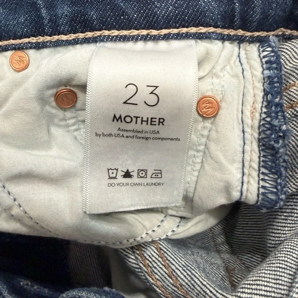 MOTHER Tomcat Straight Leg Ankle Jeans in Cannonball Sz 23
